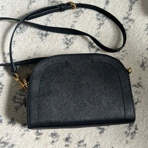 Marc Jacobs black leather satchel